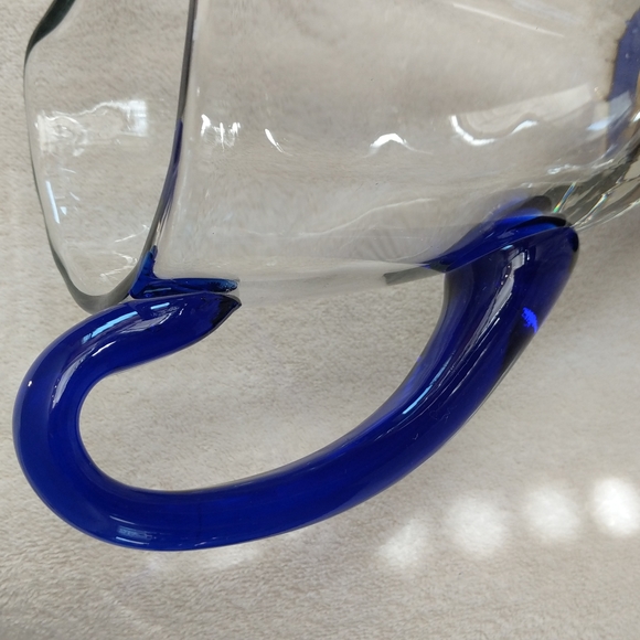 Vintage Romania Crystal Pitcher - Picture 2 of 10